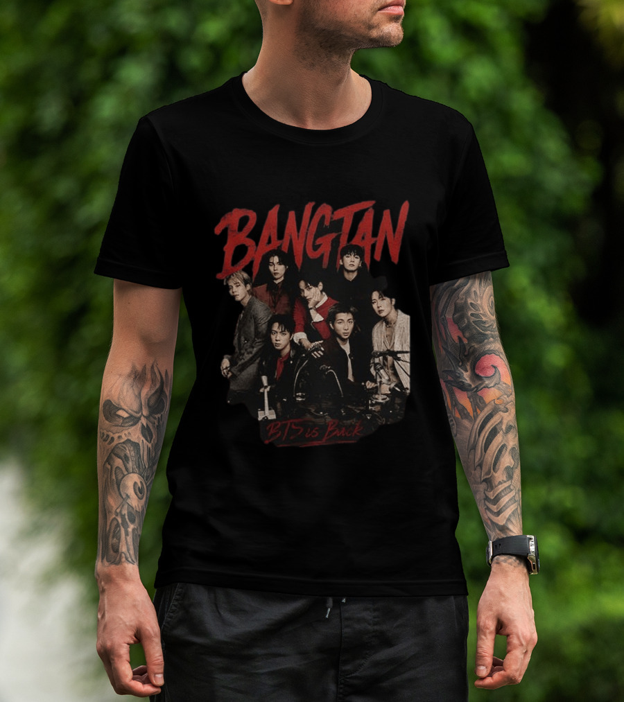 Bangtan BTS Is Back World Tour Kpop Lover T-Shirt