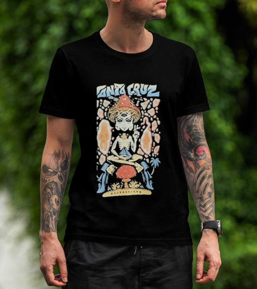 Boardertown Santa Cruz Winkowski Spaced Out Trippy 70s T-Shirt