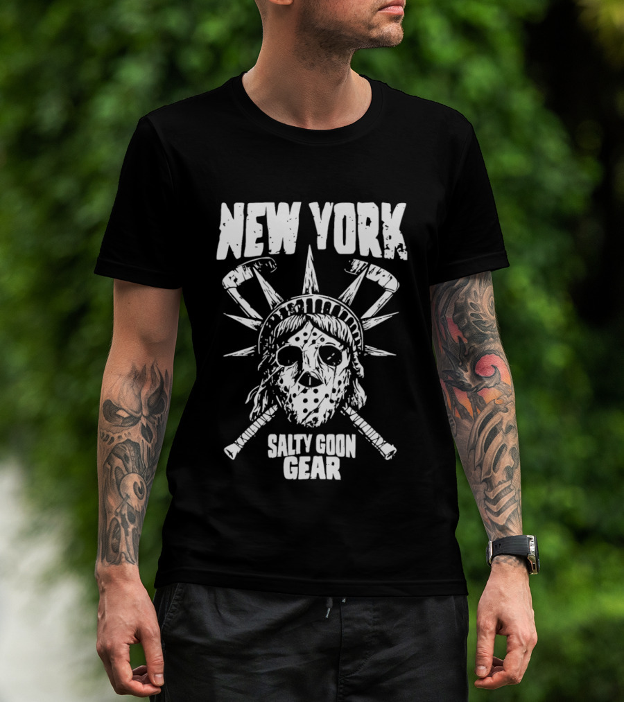 New York Salty Goon Gear Hockey T-Shirt