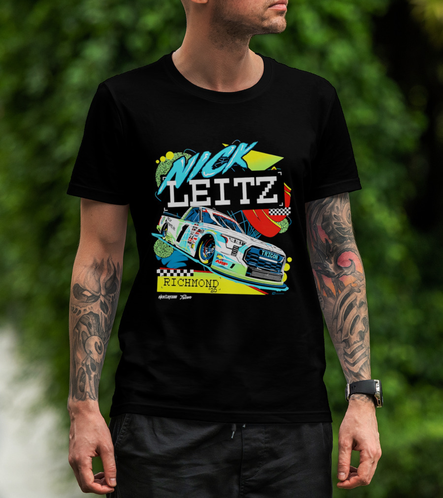 Nick Leitz Richmond NC Tricon Truck Series 2026 Racing T-Shirt