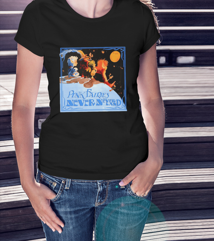Pink Fairies Never Never Land Vintage Fantasy T-Shirt