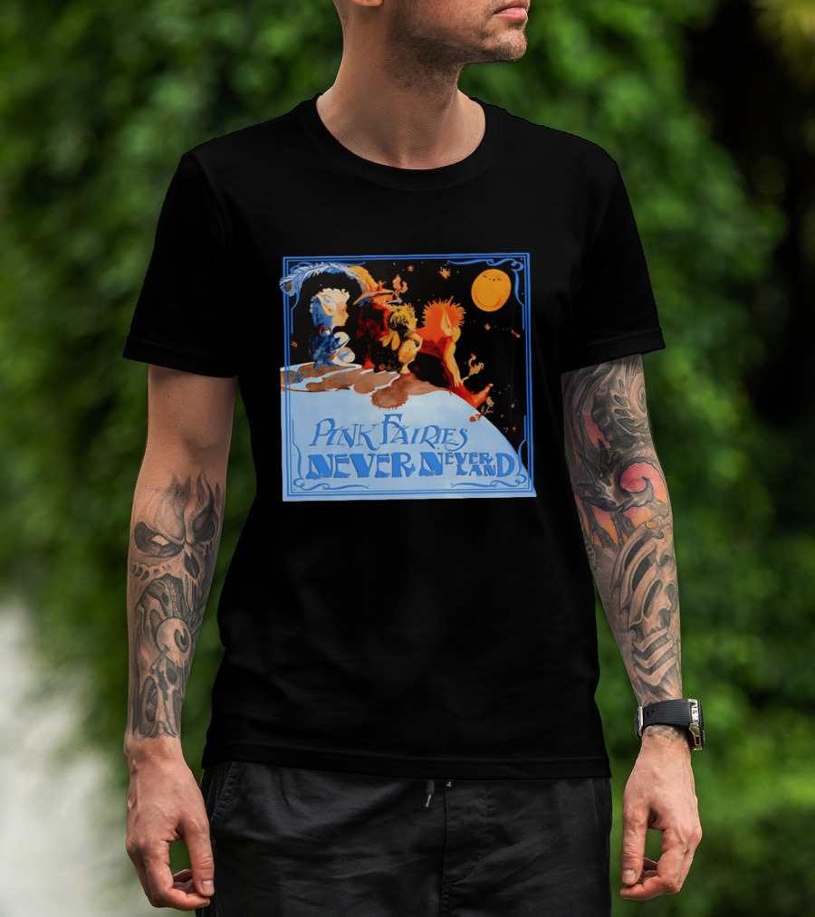 Pink Fairies Never Never Land Vintage Fantasy T-Shirt