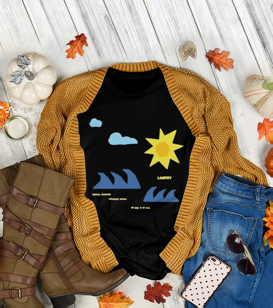 Sydney Australia Opera House Laufey Event Sun & Clouds T-Shirt