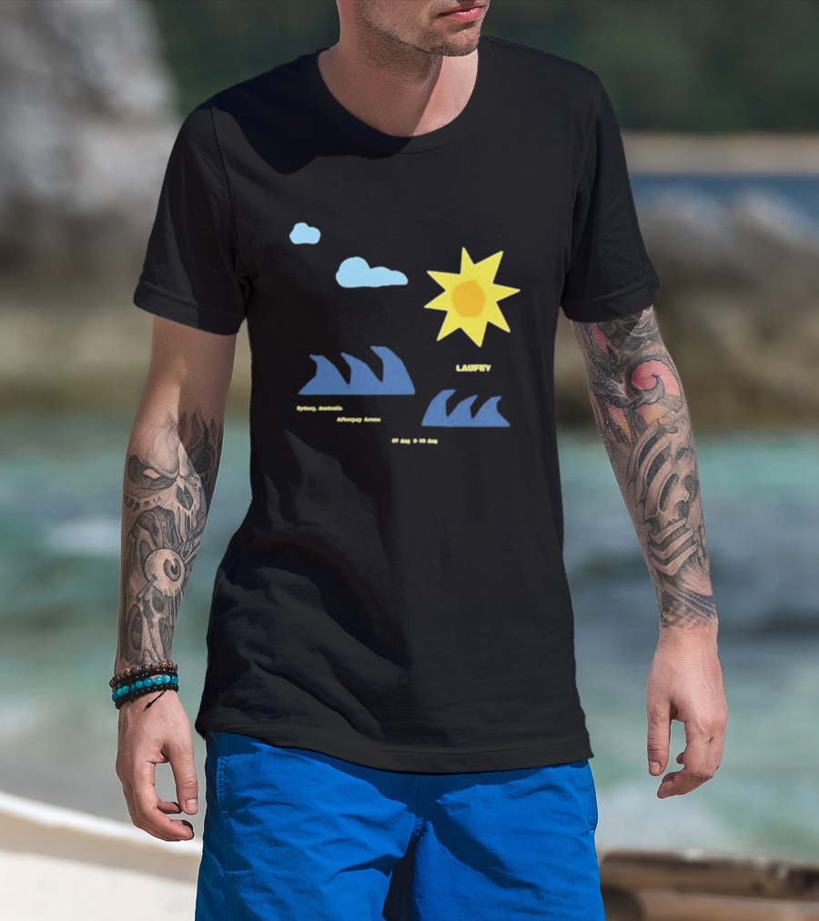 Sydney Australia Opera House Laufey Event Sun & Clouds T-Shirt