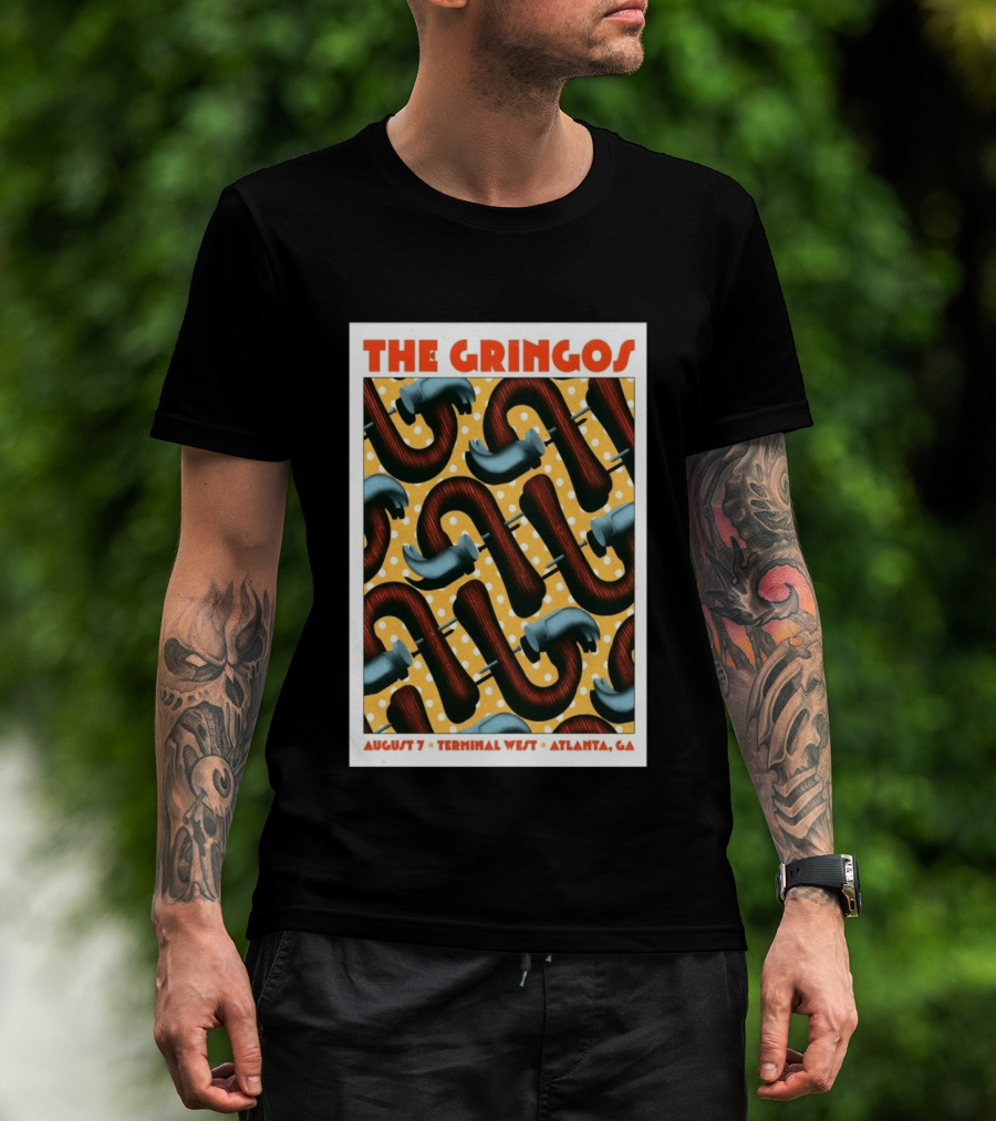 The Gringos August 7 2026 Terminal West Atlanta GA T-Shirt