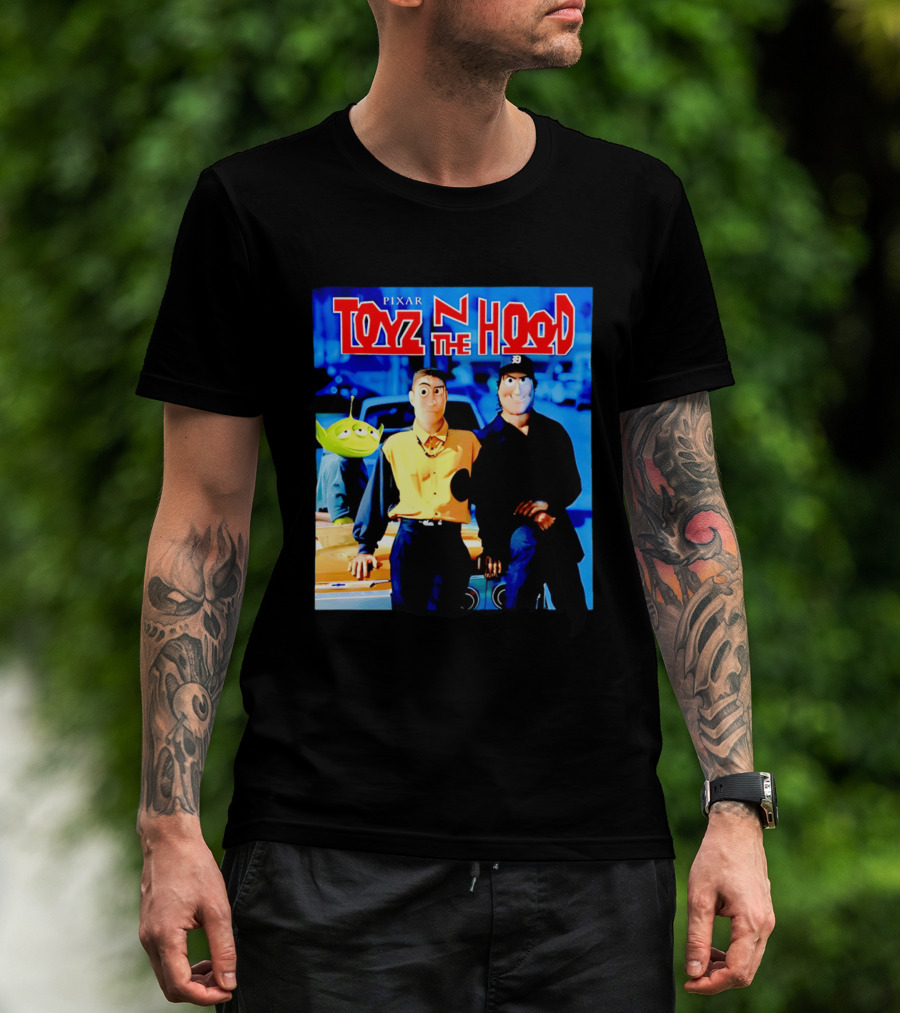 Pixar Toyz N The Hood Parody Toy Story Characters T-Shirt