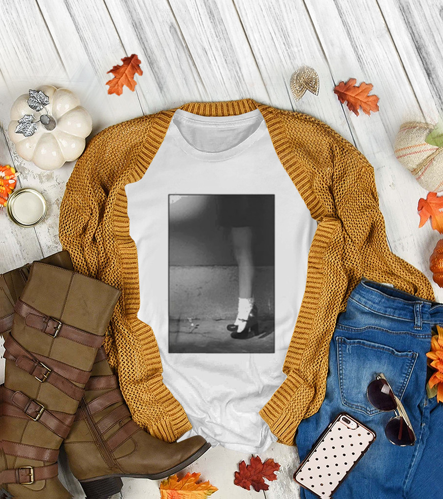 Ariana Grande Petal In The Pavement Vintage Aesthetic Monochrome T-Shirt
