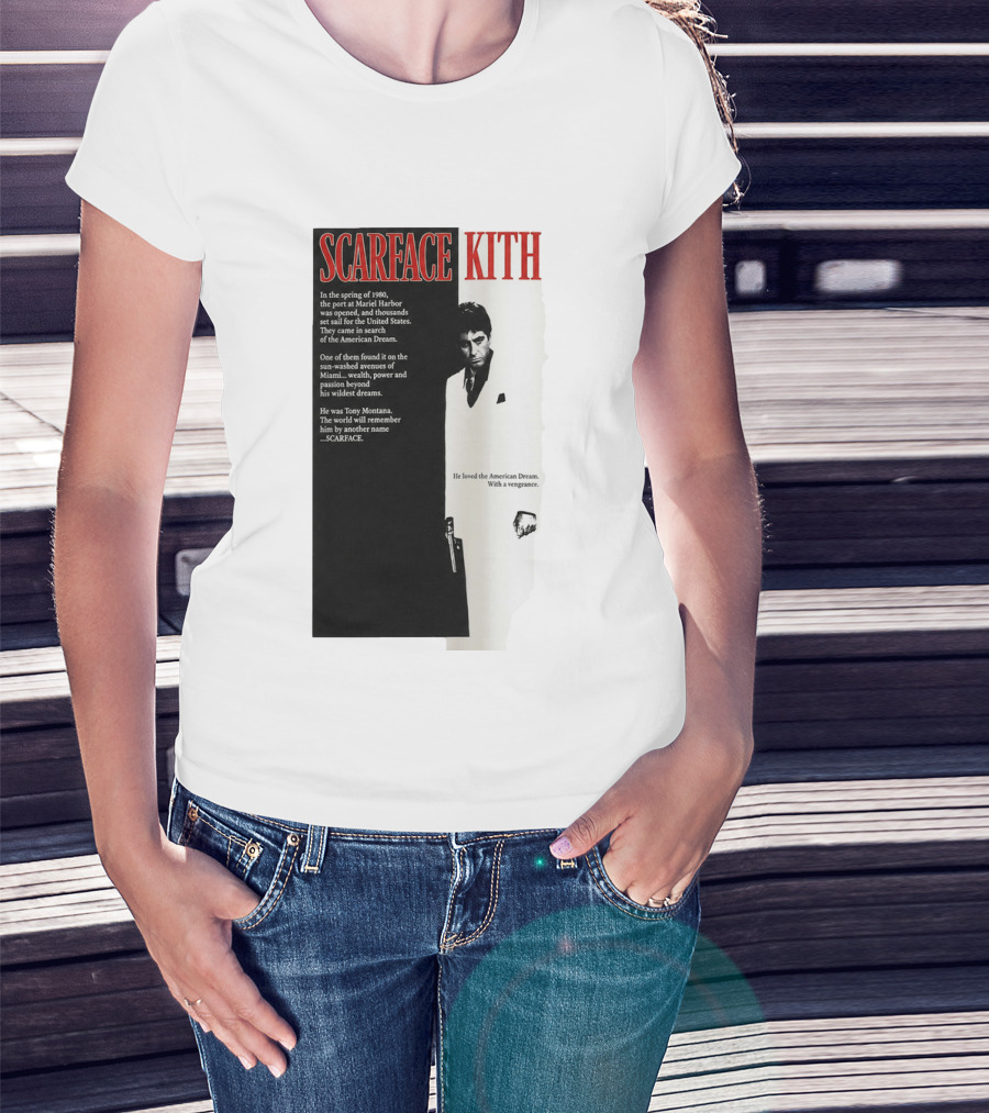 Scarface Kith Tony Montana American Dream 1980 T-Shirt