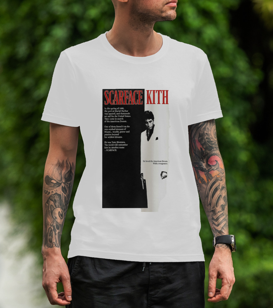 Scarface Kith Tony Montana American Dream 1980 T-Shirt