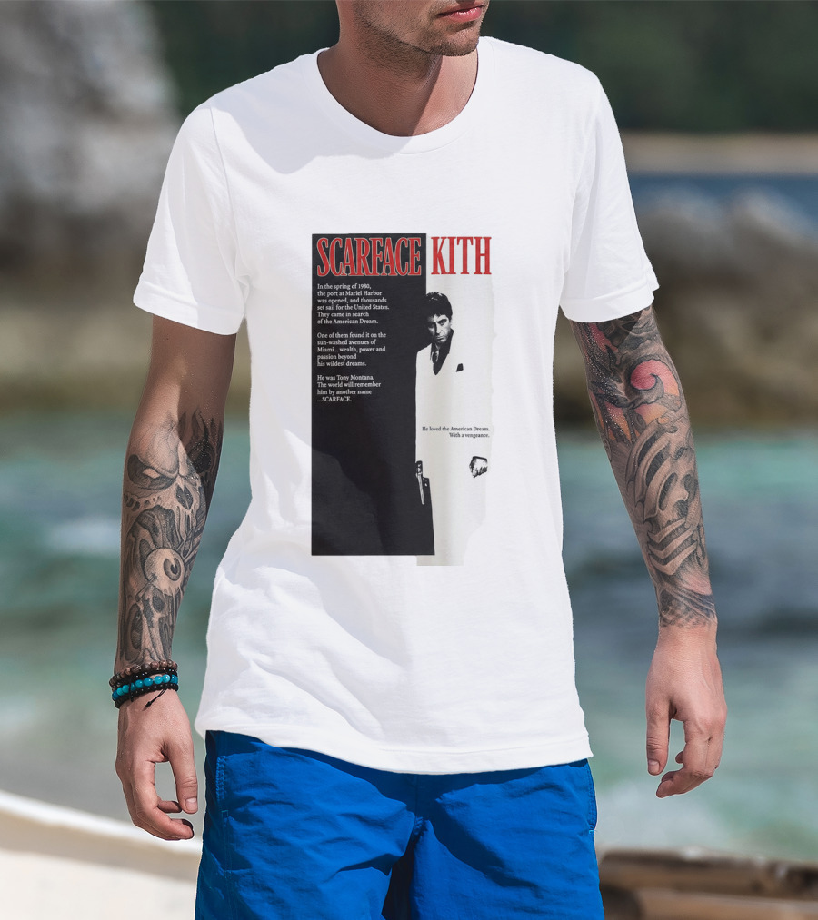 Scarface Kith Tony Montana American Dream 1980 T-Shirt