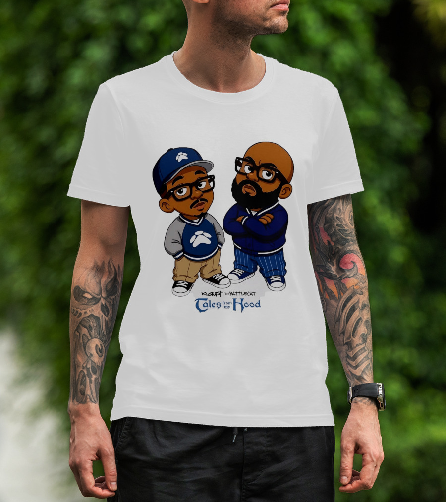 Kurupt DJ Battlecat Tales From My Hood Characters T-Shirt