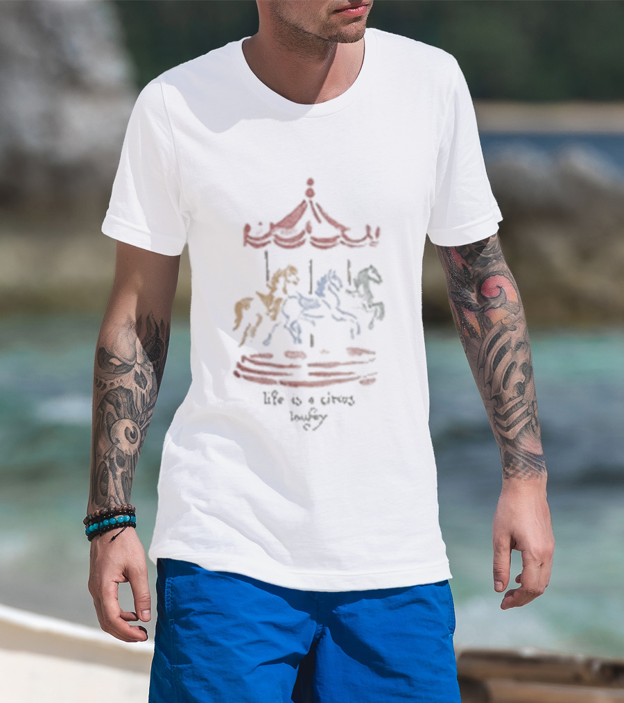 Laufey Carousel Life Is A Climb T-Shirt