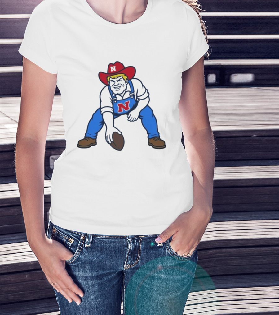 Herbie Husker Nebraska Cornhuskers Iconic Football T-Shirt