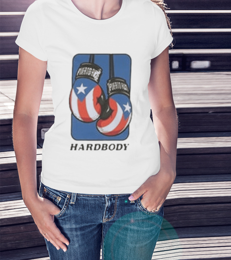 Passportal Hardbody Puerto Rican Boxing Gloves T-Shirt