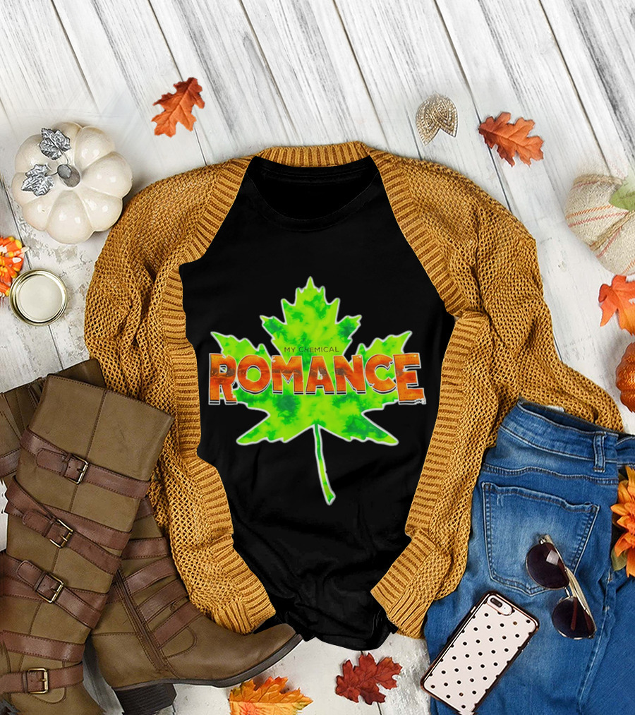 My Chemical Romance Maple Leaf Bright T-Shirt