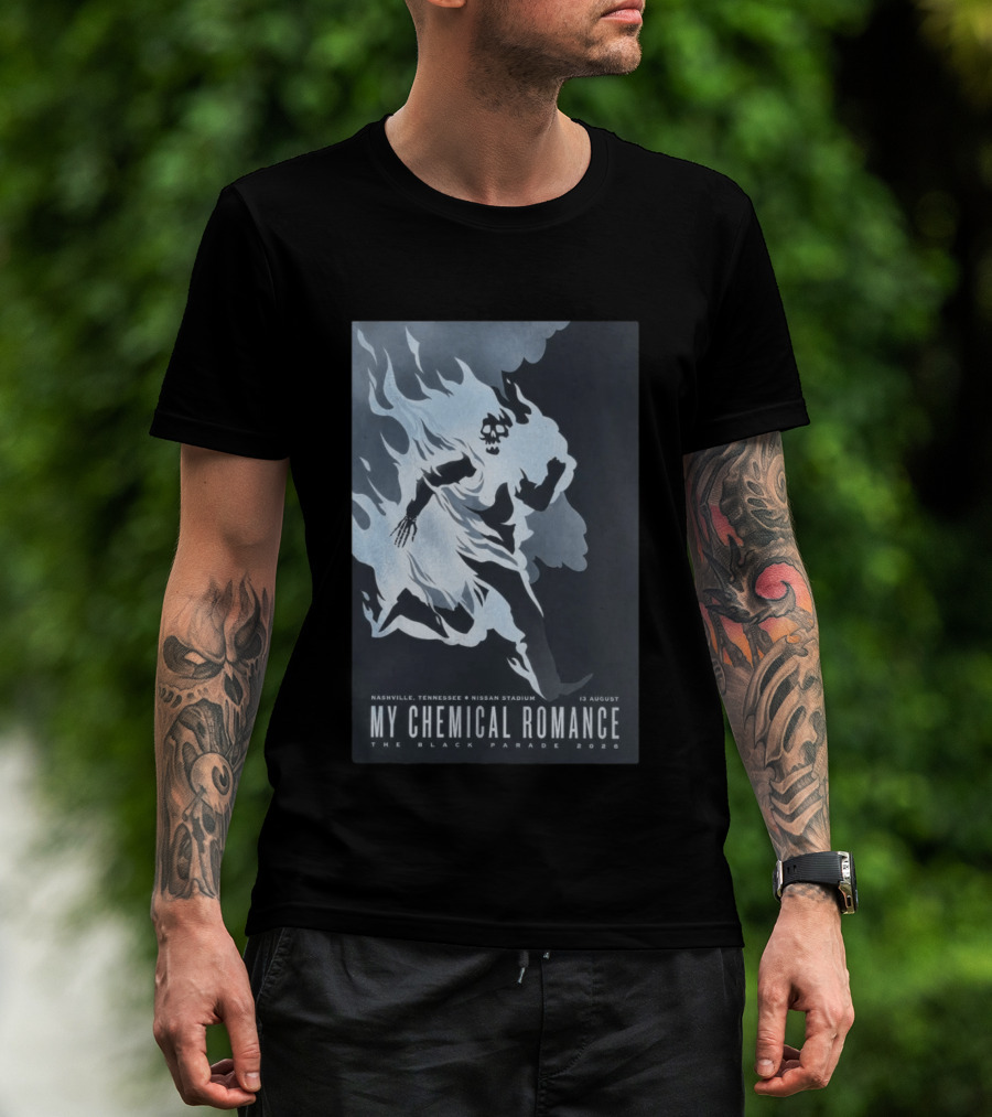 My Chemical Romance The Black Parade 2026 Nashville Nissan Stadium 13 August T-Shirt