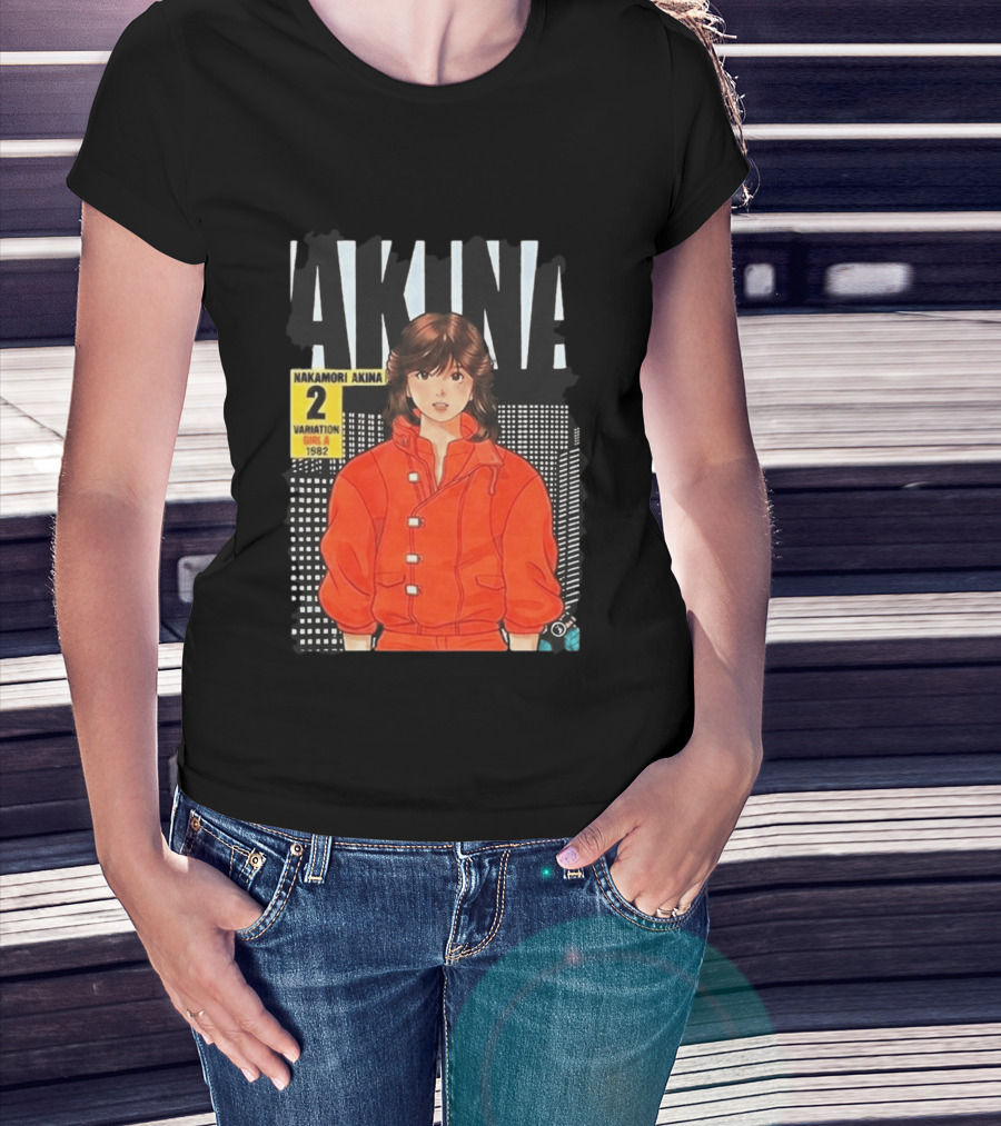 Nakamori Akina Variation Girl 2 1982 Anime Manga T-Shirt