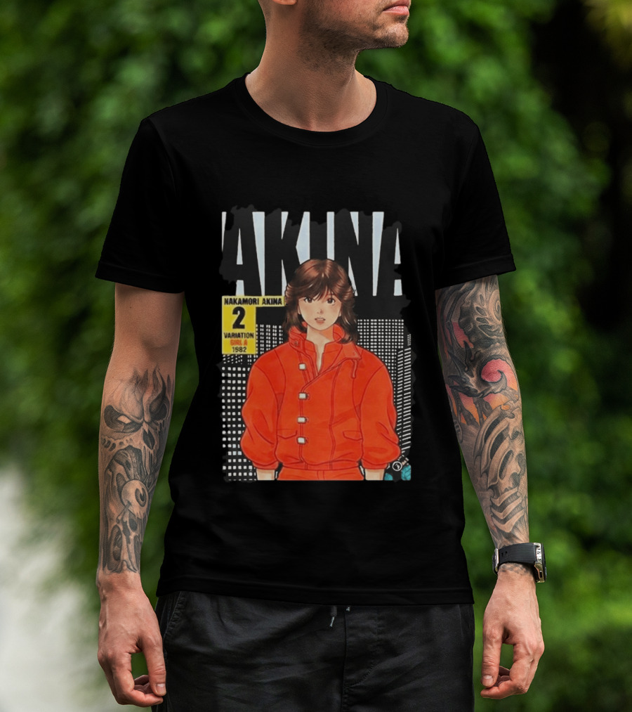 Nakamori Akina Variation Girl 2 1982 Anime Manga T-Shirt