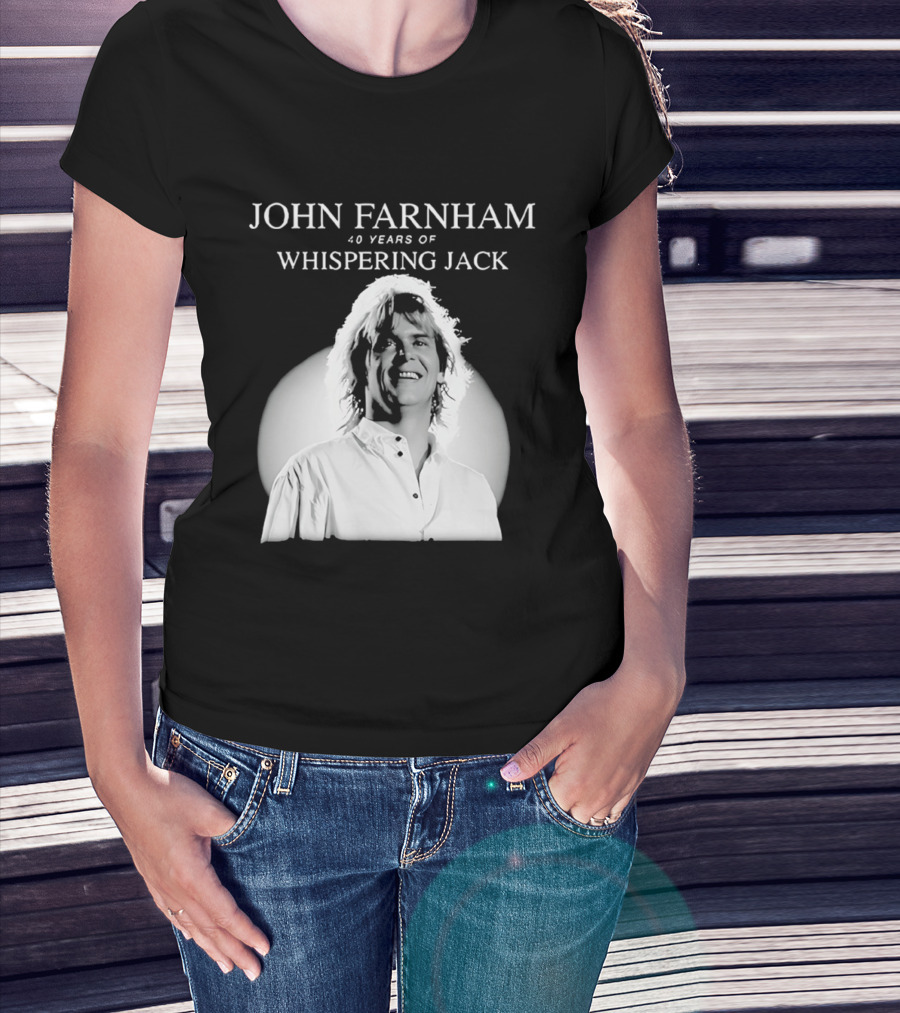 40 Years Of John Farnham Whispering Jack T-Shirt