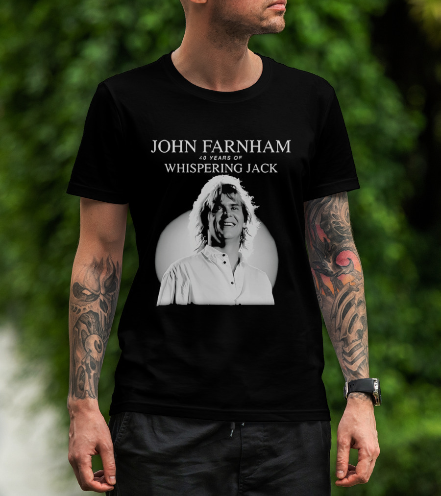 40 Years Of John Farnham Whispering Jack T-Shirt