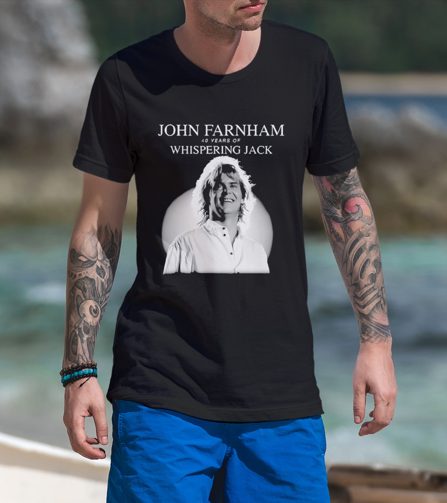 40 Years Of John Farnham Whispering Jack T-Shirt