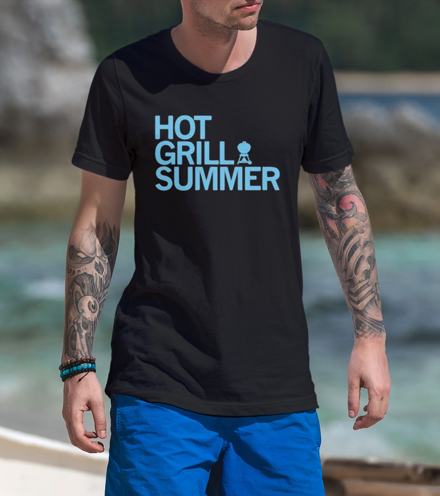 Hot Grill Summer Barbecue Vibes T-Shirt