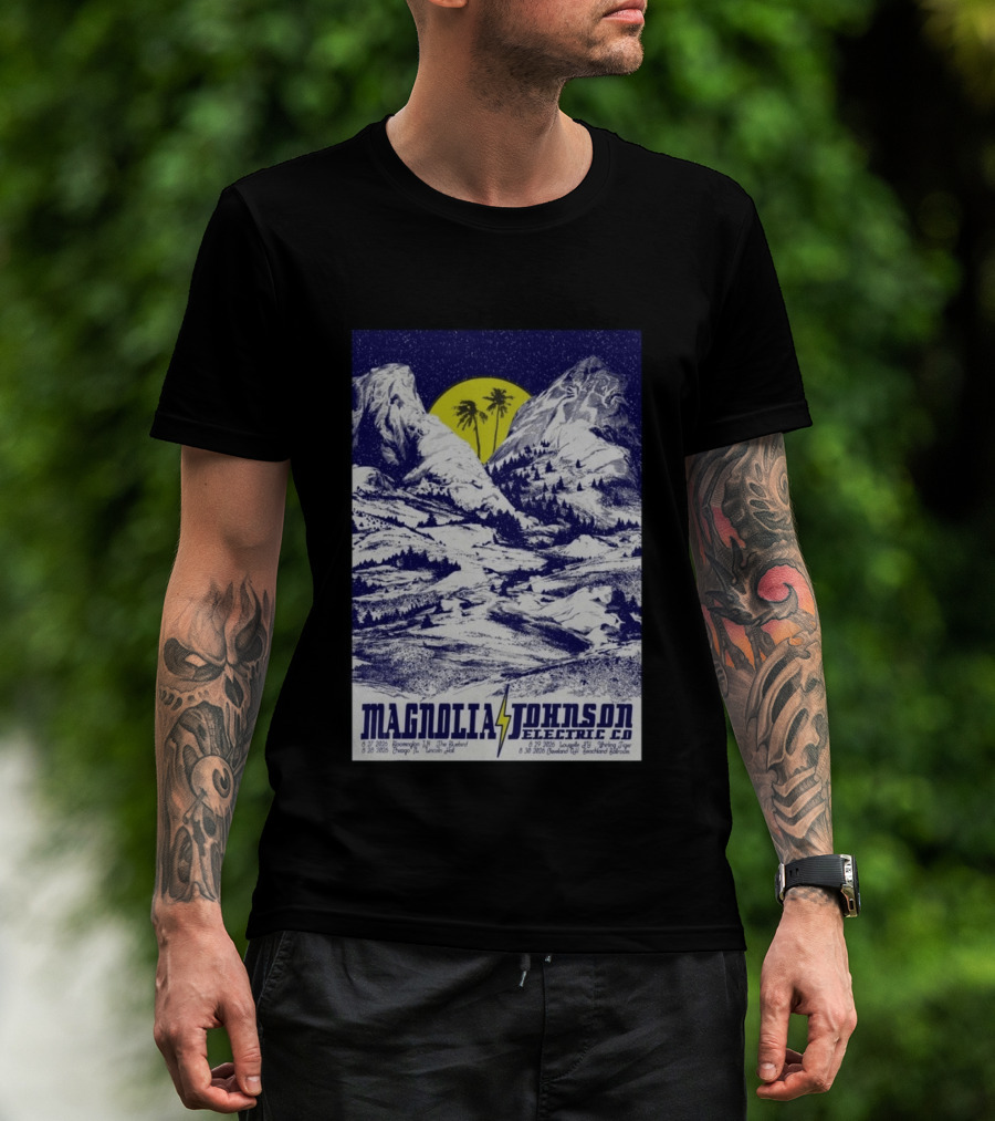 Magnolia Johnson Electric Co Tour 2026 Bloomington Chicago Lincoln Hall Louisville Bowling Green T-Shirt