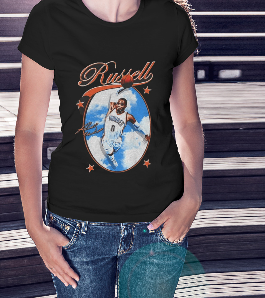 Russell Westbrook Thunder Basketball Legend T-Shirt