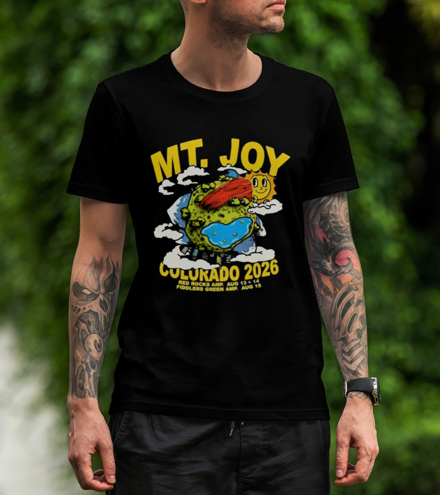 MT. Joy Colorado 2026 Red Rocks Amphitheatre August 13 Fiddler's Green August 15 T-Shirt