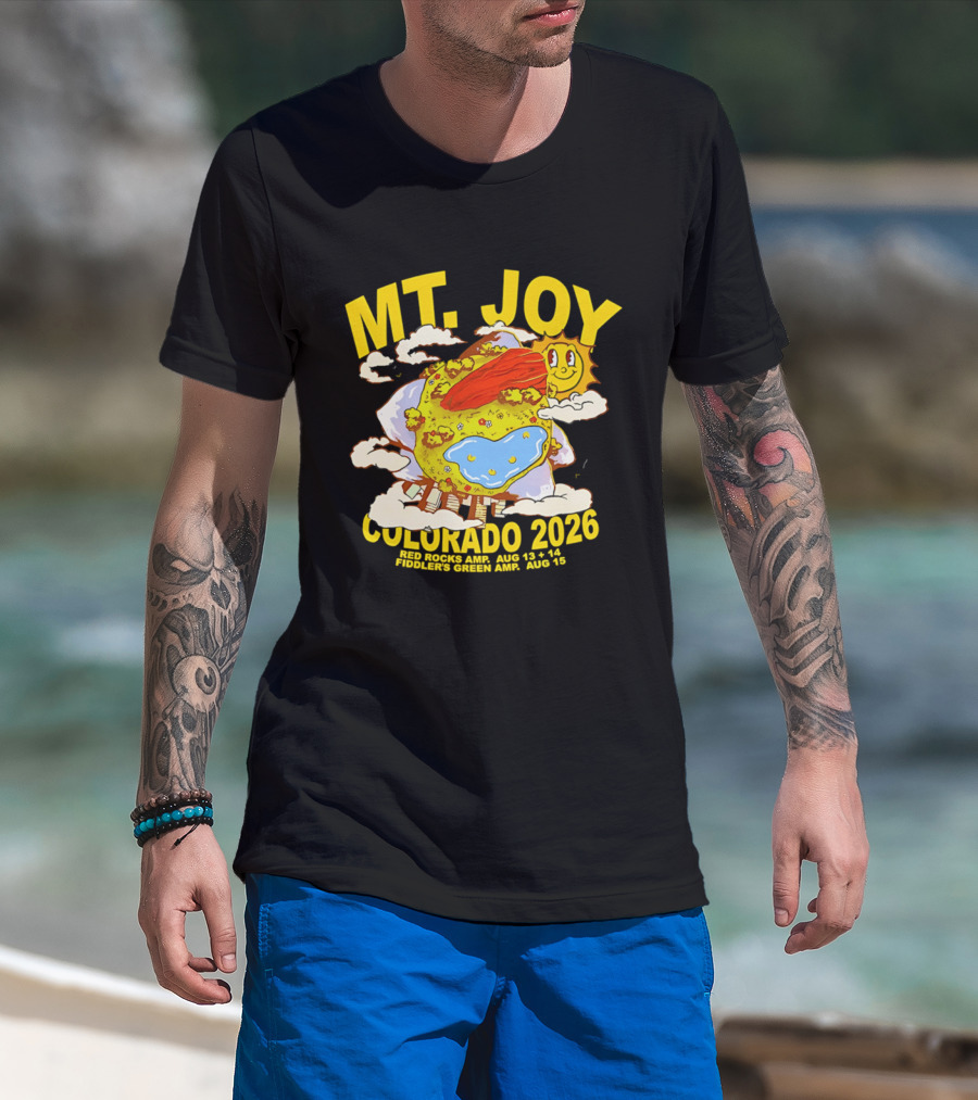 MT. Joy Colorado 2026 Red Rocks Amphitheater August 13 14 Fiddler's Green August 15 T-Shirt