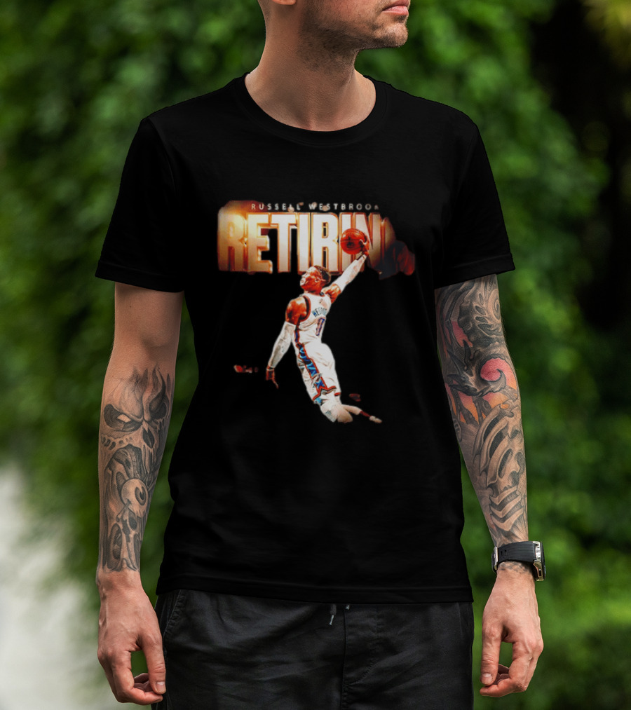 Russell Westbrook Retiring OKC Thunder Legend Dunk T-Shirt