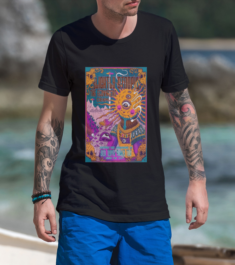 Slightly Stoopid The Elovaters DENM Road Trippin Summer Tour Riverfront Park Harrisburg PA August 13 2026 T-Shirt
