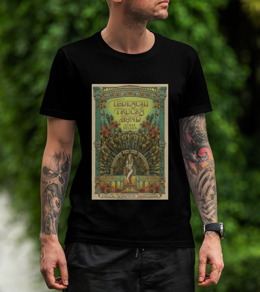 Tedeschi Trucks Band Lukas Nelson August 17 2026 The Greek Theatre Berkeley California T-Shirt
