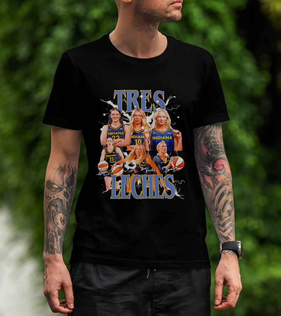 Indiana Fever Tres Leches Basketball Players T-Shirt