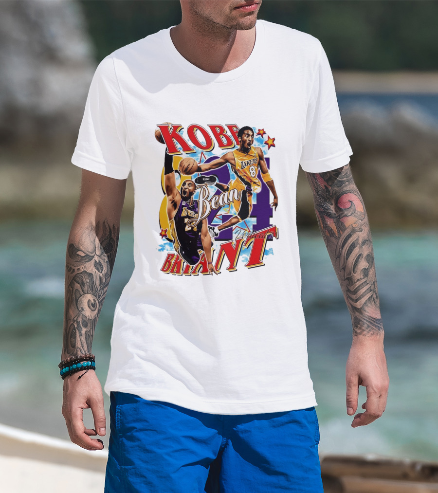 Kobe Bryant Bean Los Angeles Lakers 24 Dedication T-Shirt