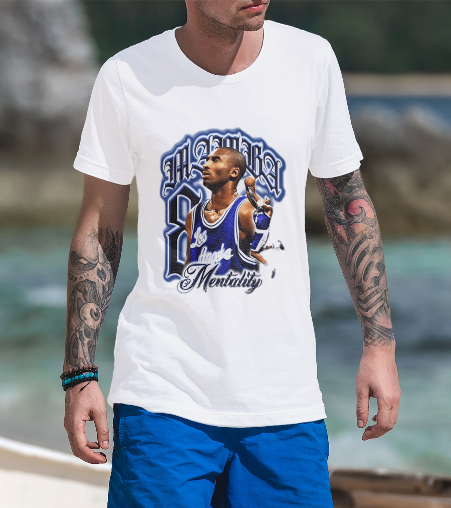 Kobe Bryant Mamba Mentality Los Angeles 8 Basketball T-Shirt