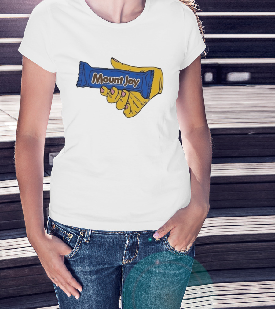 Mount Joy Candy Wrapper Hand Holding T-Shirt