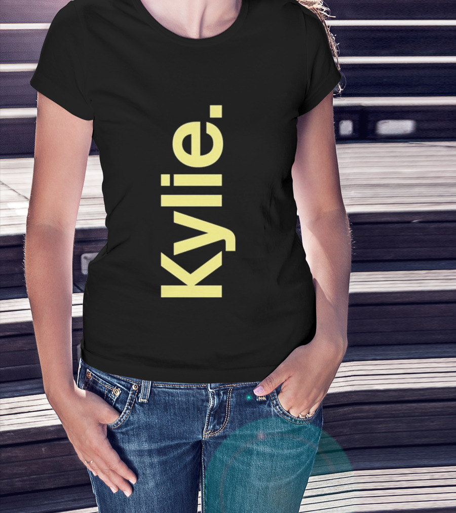 Kylie Minogue Vertical Yellow Kylie T-Shirt