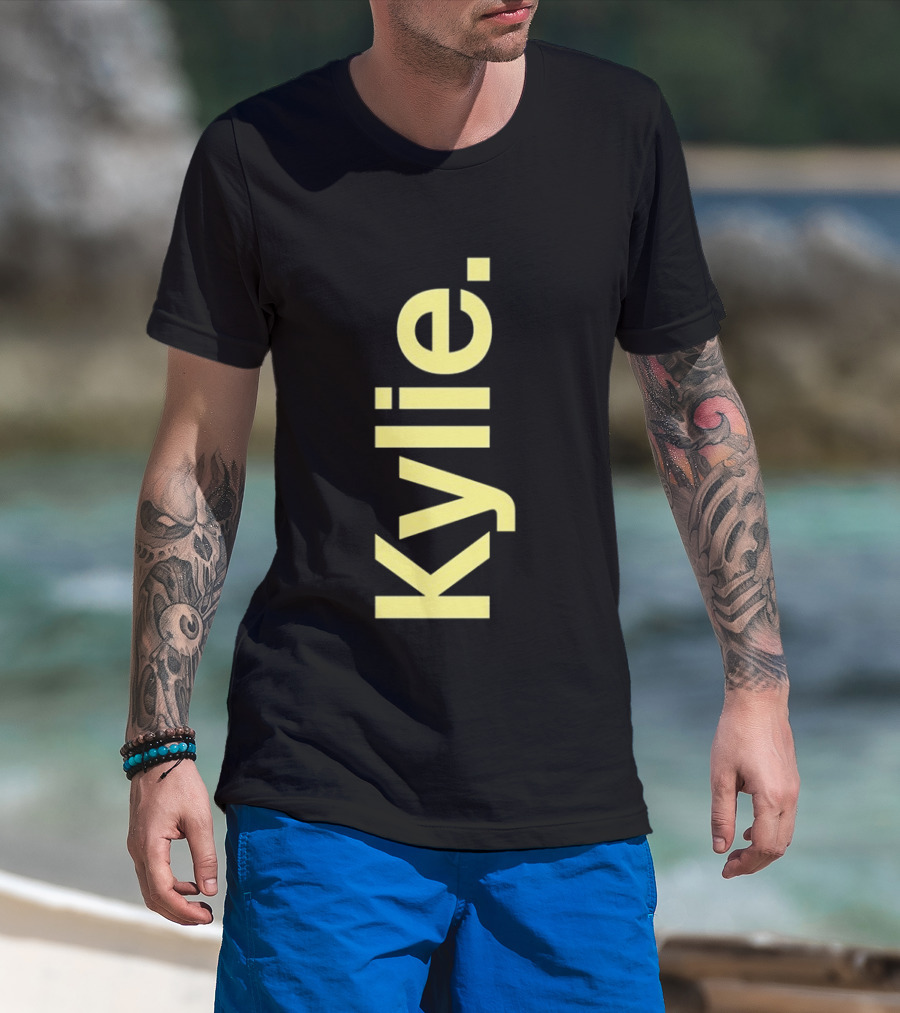 Kylie Minogue Vertical Yellow Kylie T-Shirt