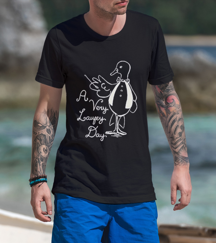 A Very Laufey Day Duck Drawing AVLD26 T-Shirt
