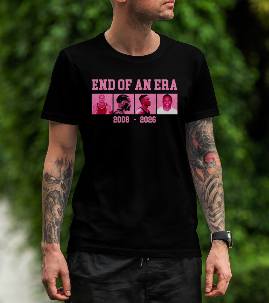 Russell Westbrook End Of An Era 2008 2026 Basketball Legends T-Shirt