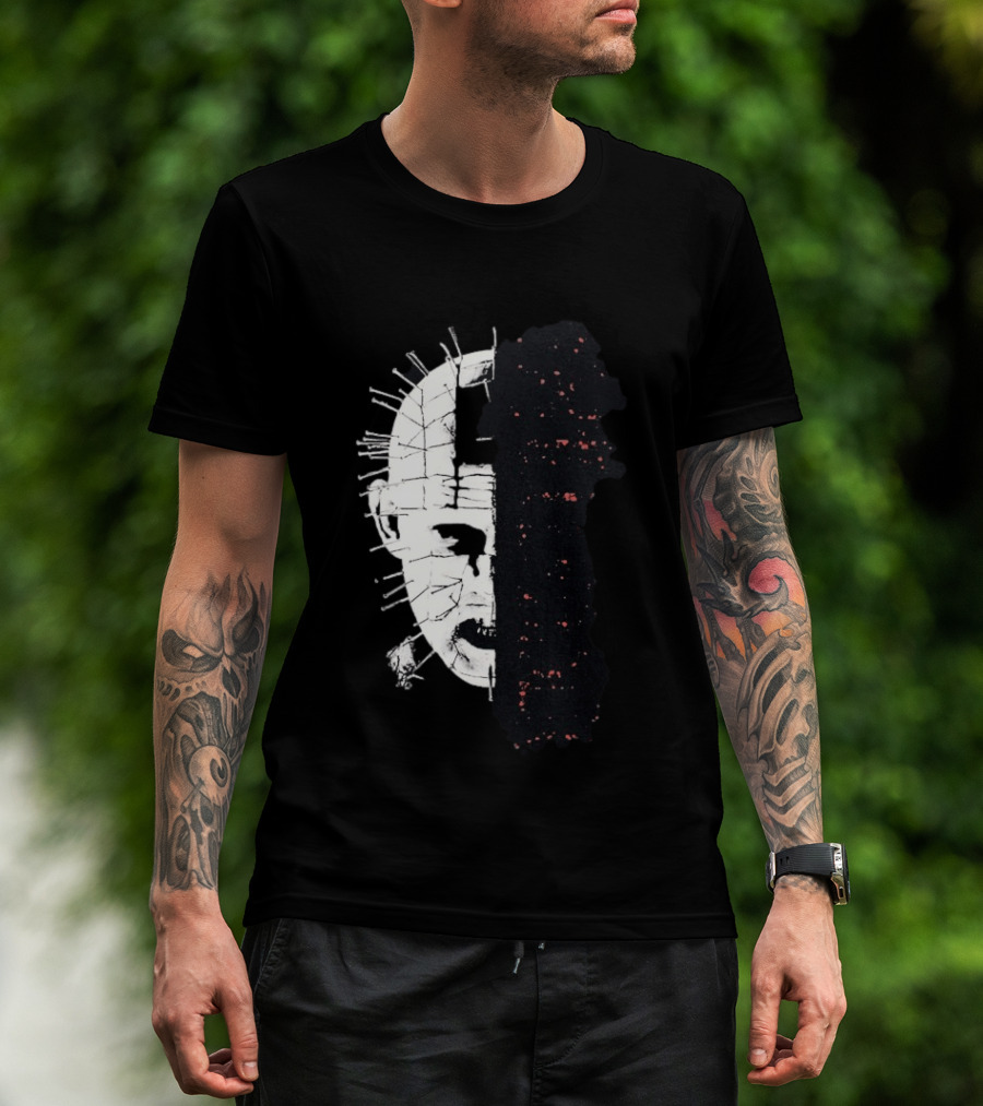 Halloween Horror Nights 2026 Hellraiser Pinhead Split T-Shirt