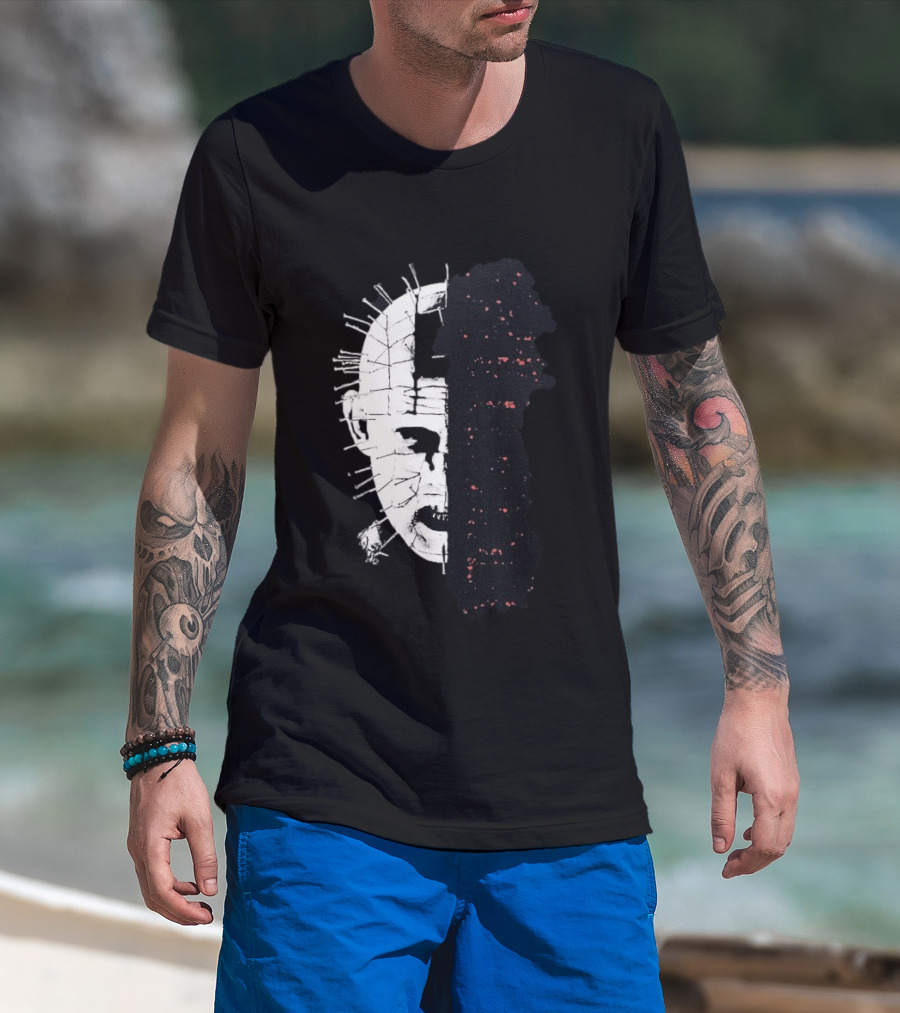 Halloween Horror Nights 2026 Hellraiser Pinhead Split T-Shirt