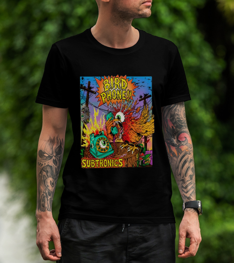 SUBTRONICS Bird Phone 2026 Friday Explosion T-Shirt