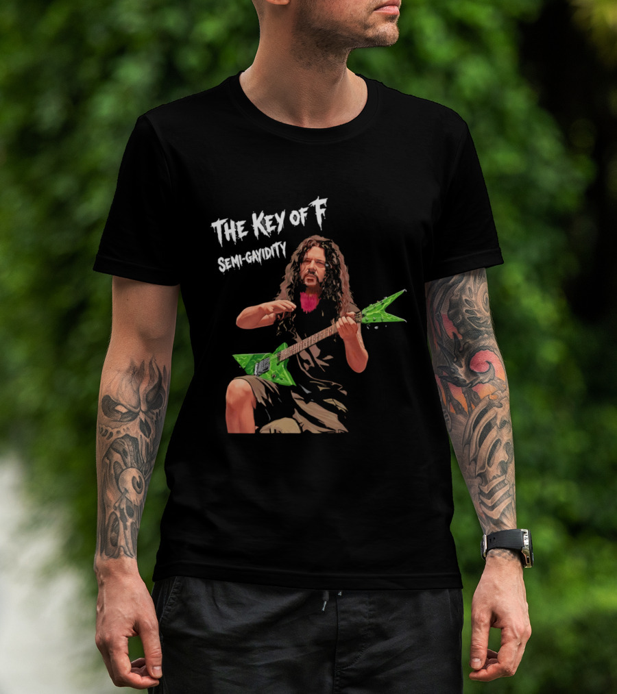 The Key Of F Semi Gayidity Dimebag Darrell Guitarist T-Shirt
