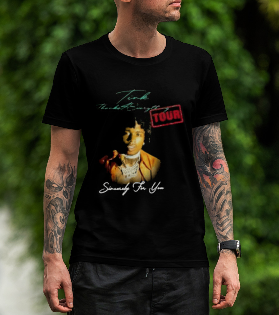 Que Jacquees Thanks 4 Everything Tour Signed You 5000 T-Shirt