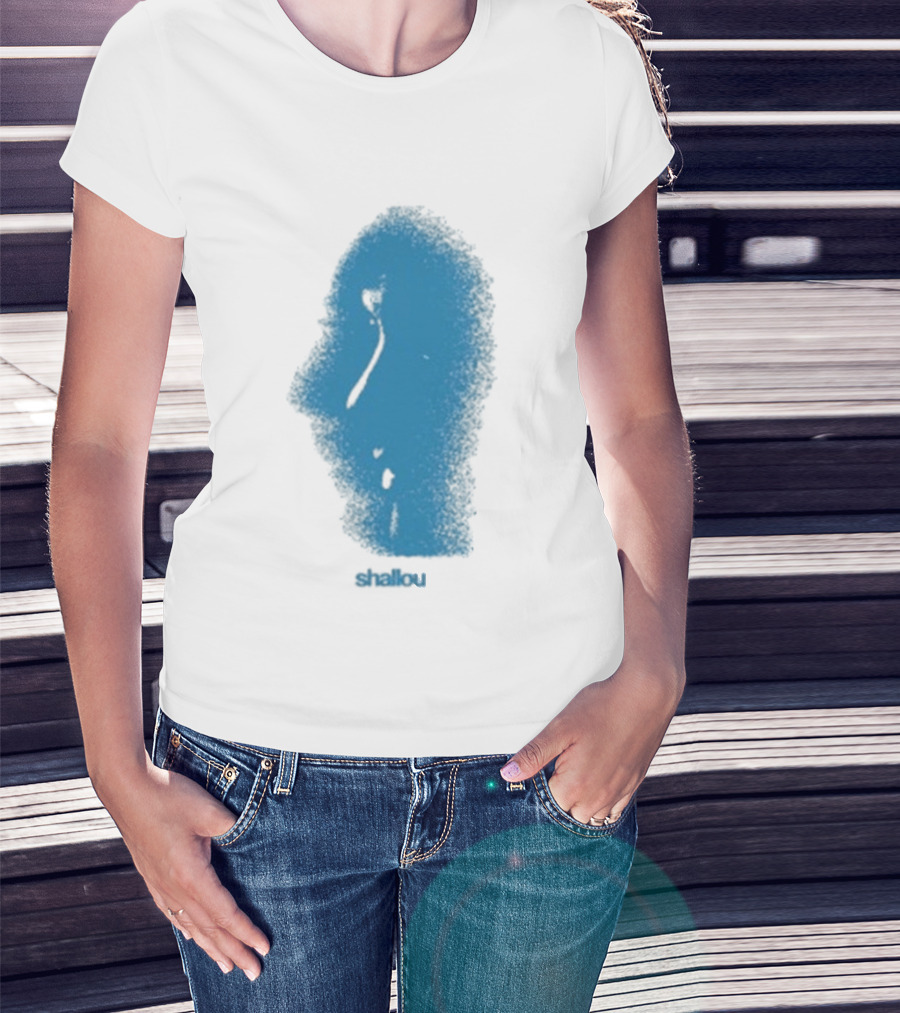 Ambient Inks Shallou Silhouette Blue Profile T-Shirt
