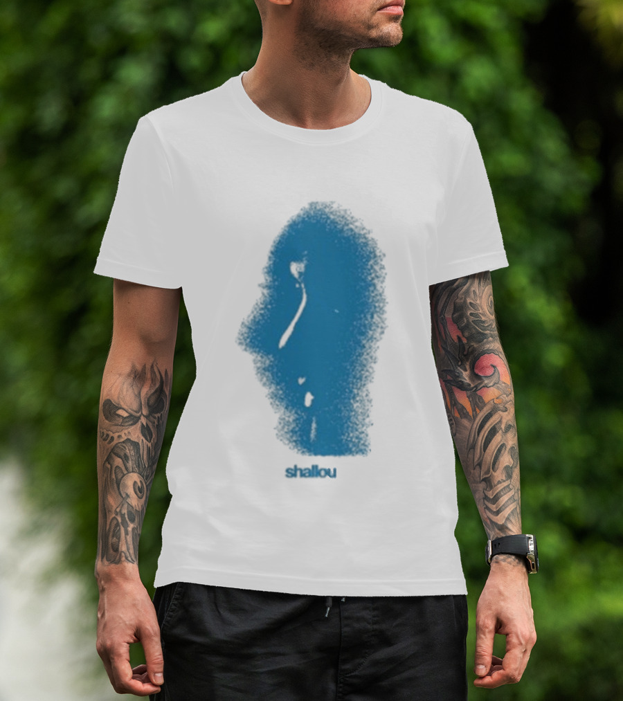 Ambient Inks Shallou Silhouette Blue Profile T-Shirt