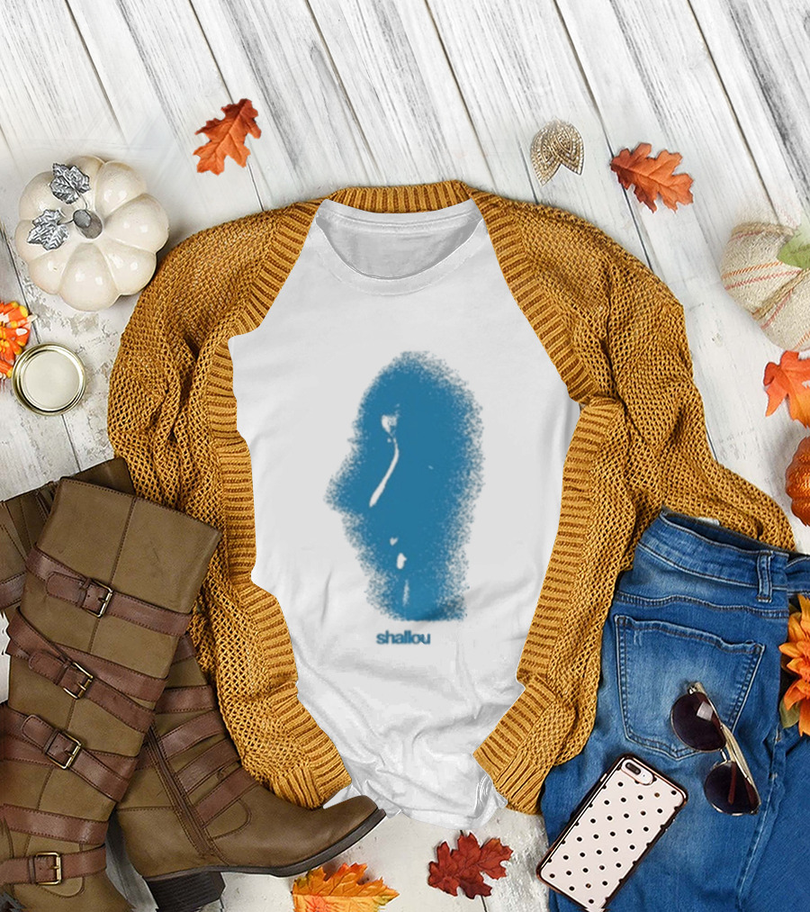 Ambient Inks Shallou Silhouette Blue Profile T-Shirt