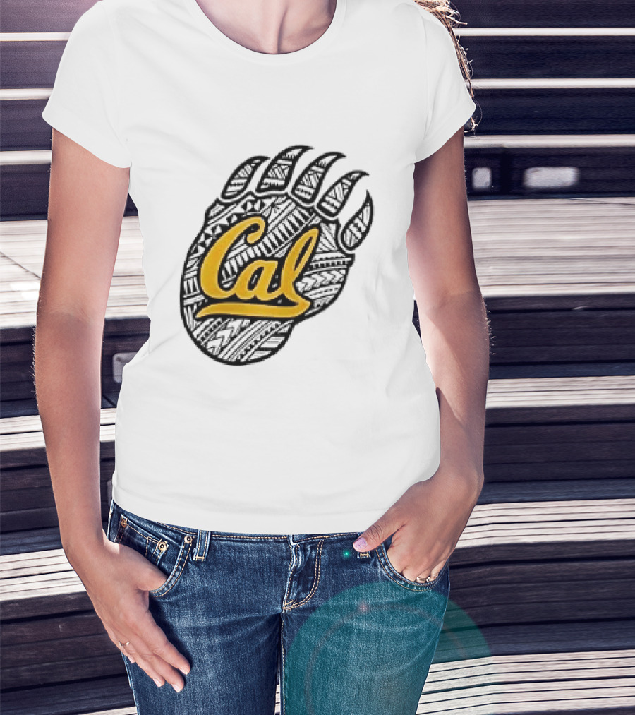 Cal Bears Football From The Bay To The Islands Bear Claw T-Shirt